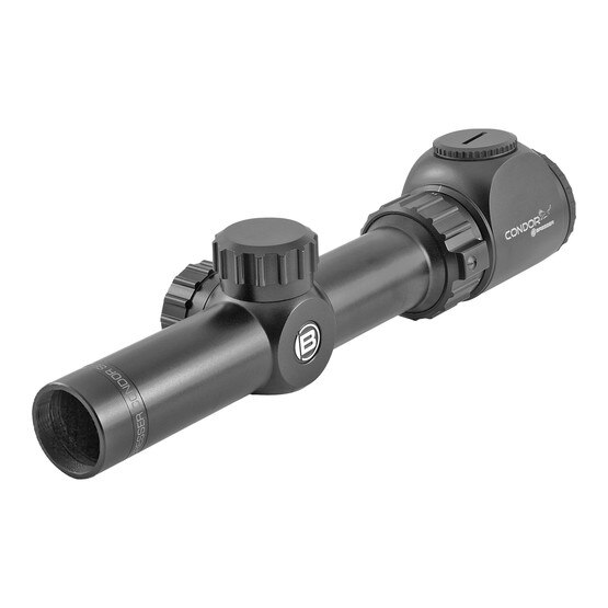 Bresser Condor Series 1-4x24mm Rifle Scope - Illuminated Reticle features quick re-zeroing adjustment